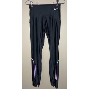 Nike Dri Fit Running Reflector Size Small Ankle Legging